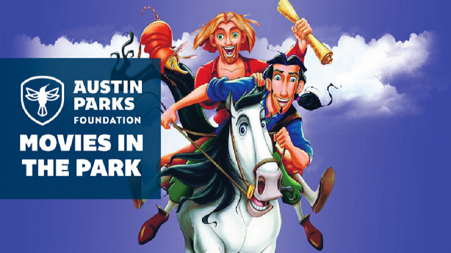 Movies in the Park - The Road to El Dorado  at Dick Nichols. 07/25 at 8:45 PM.  Photo credit: Austin Parks Foundation