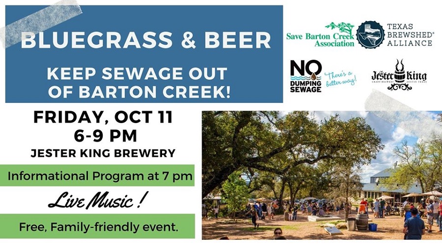 Bluegrass and Beer- Keep Sewage Out of Barton Creek!