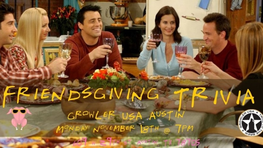 Friendsgiving Trivia at Growler USA Austin