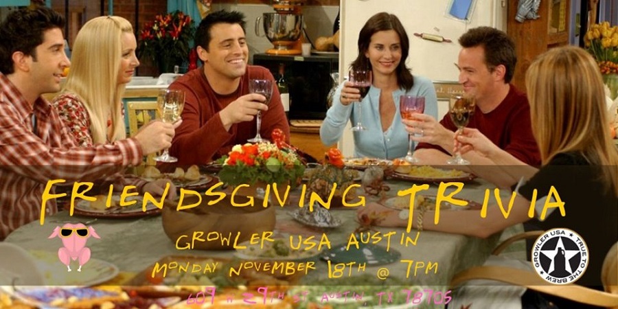 Friendsgiving Trivia at Growler USA Austin