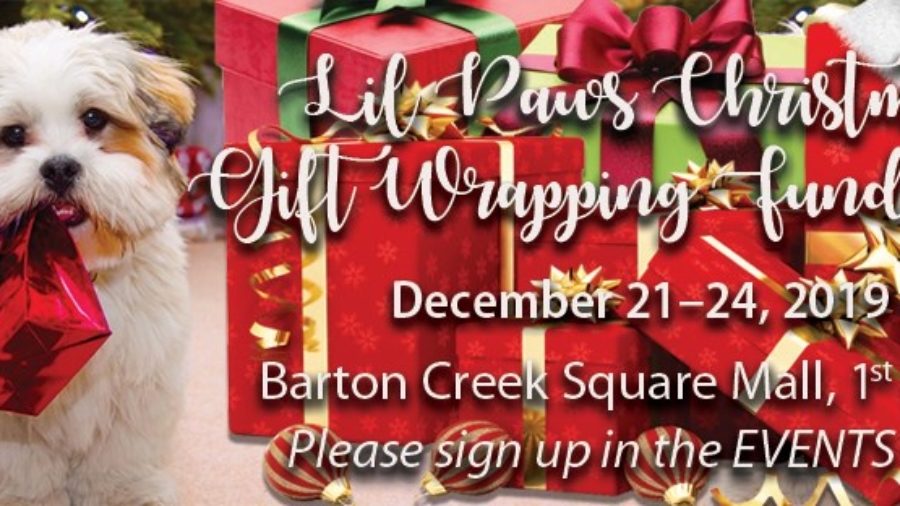 Lil Paws Gift Wrapping Fundraiser at Barton Creek Square