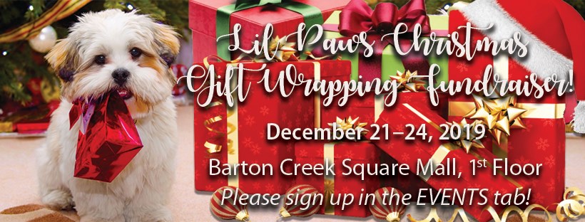 Lil Paws Gift Wrapping Fundraiser at Barton Creek Square