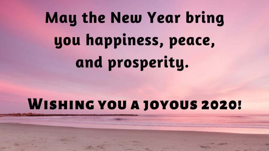 Wishing you a joyous 2020!